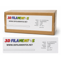 PP - Polipropileno Transparente 1.75mm 750g -3Dfilamentos.net