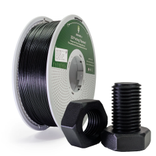 PETG-CF Preto (Black) 1.75mm 1KG Lotactree (Fibra de Carbono)