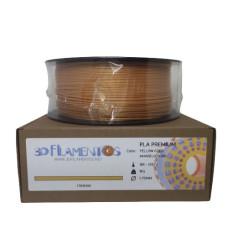 PLA Amarelo Dourado  3Dfilamentos 1.75mm 1kg