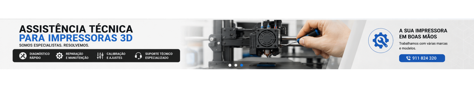 Assistencia Tecnica impressoras 3D