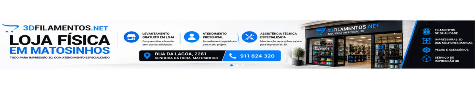 Loja Física de Impressão 3D em Matosinhos