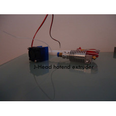 Ponta Quente J-head do tipo e3D  V5 com dissipador com Bico de 0,4mm para filamento 3.00mm